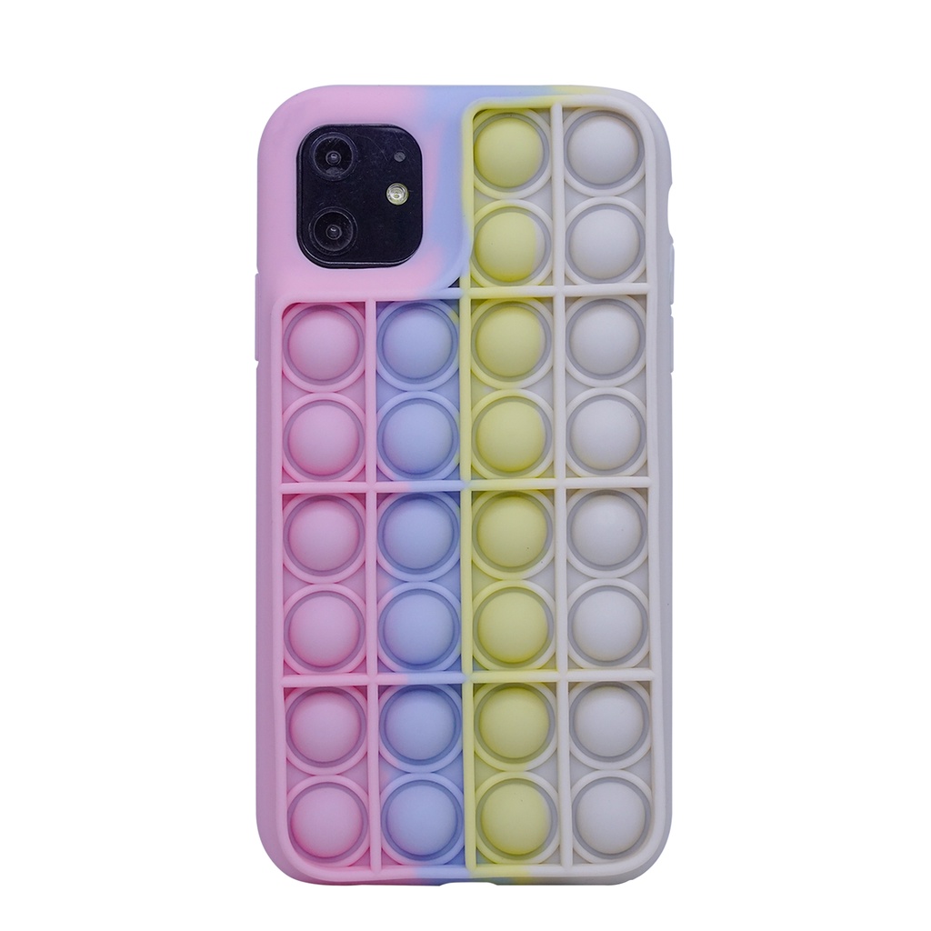 Apple Iphone 7G+/8G+ Iphone 9G/XR Iphone X/XS Iphone 9G+/XS Max Pop It Case Bubble Fidget Sensory Free Strap