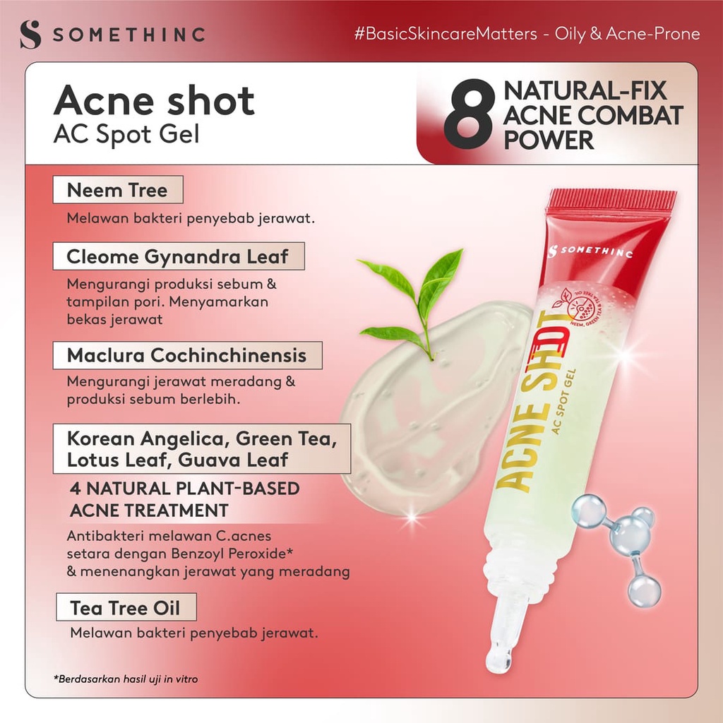 SOMETHINC Acne Shot AC Spot Gel - Obat Totol Jerawat Anti Gosong - ALD