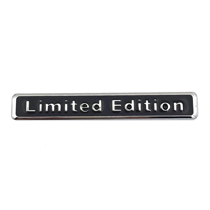 bestwish018 Stiker  Emblem 3D Bahan Metal Chrome Limited  