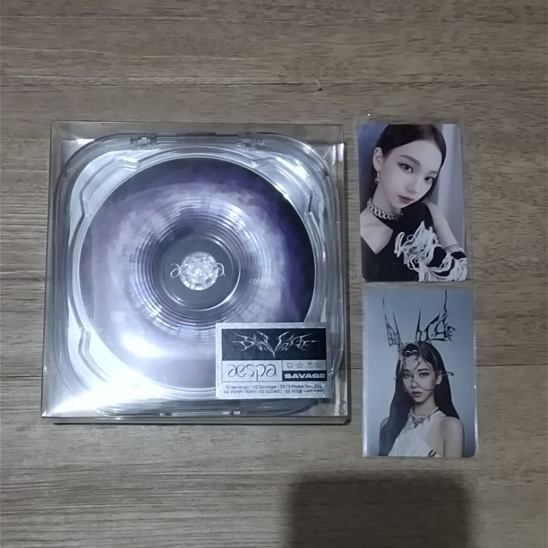 aespa - savage album (POS ver.) ㅡ KARINA set // photocard pc photo card winter ningning giselle next