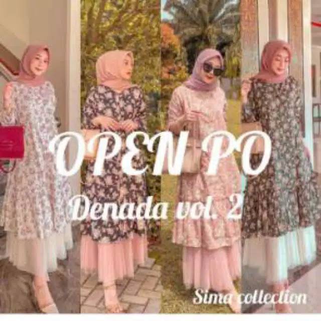 Set Tunik Denada & rok tutu
