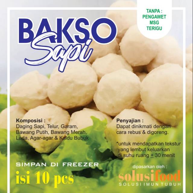 

Bakso Sapin1 Pack Isi 10