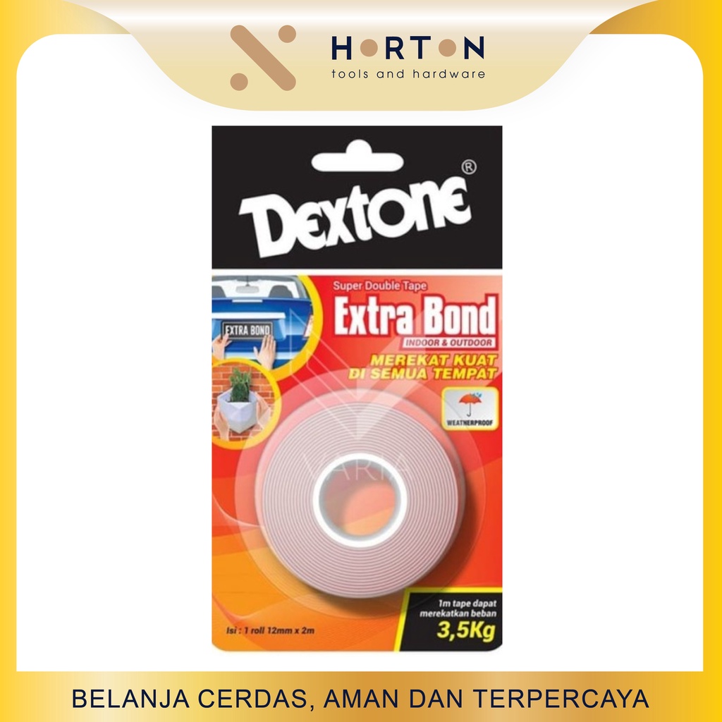 

Dextone Super Double Tape Extra Bond Indoor Outdoor 25 mm x 2m