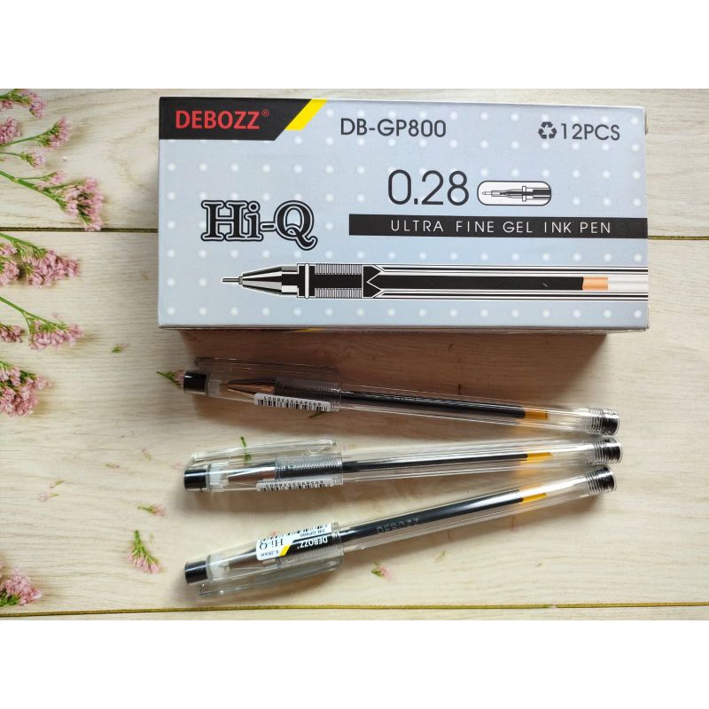 

Bulpen Tinta Hitam Hi-Q 0,28 MM (Ecer)