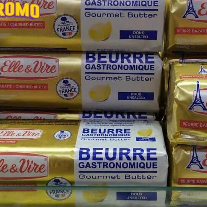 

HOT SALE butter unsalted elle & vire gourmet premium butter repack 1kg !!