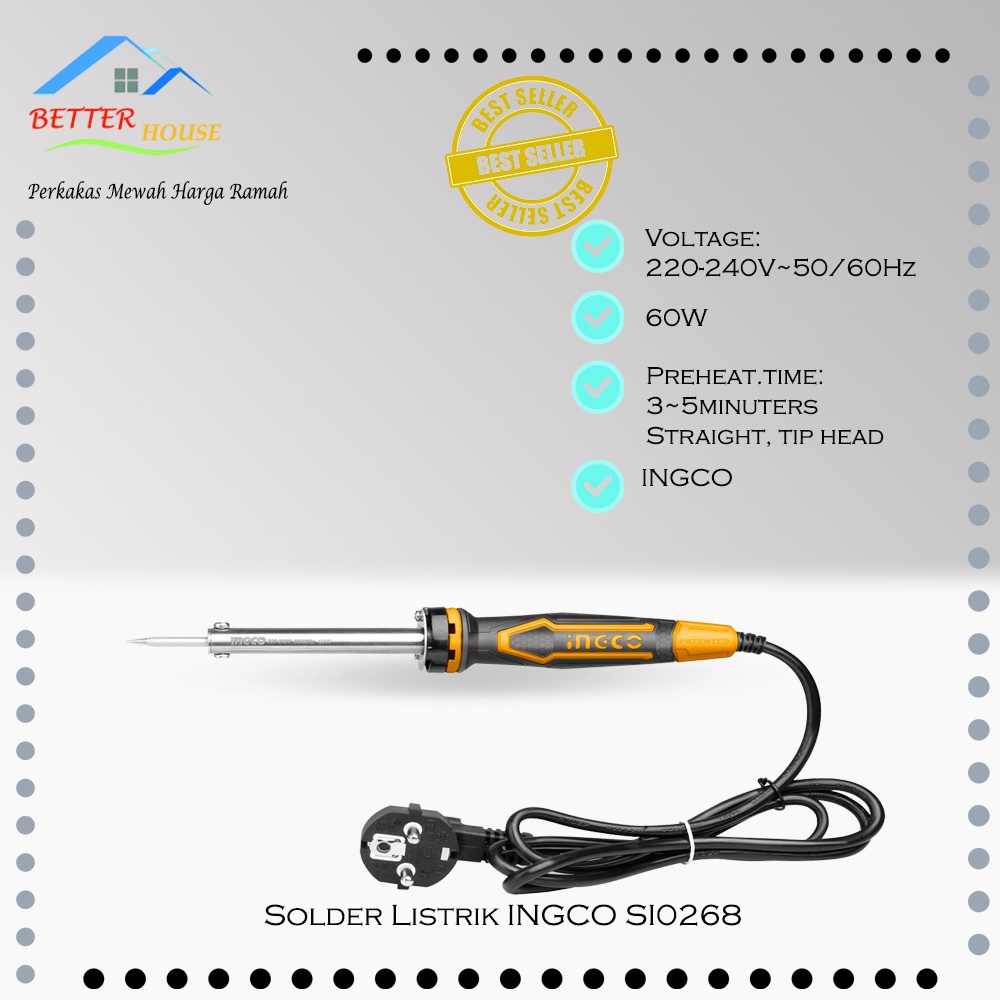 Solder Listrik 60 Watt INGCO SI0268 YOG