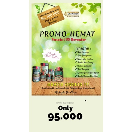 

paket hemat tins