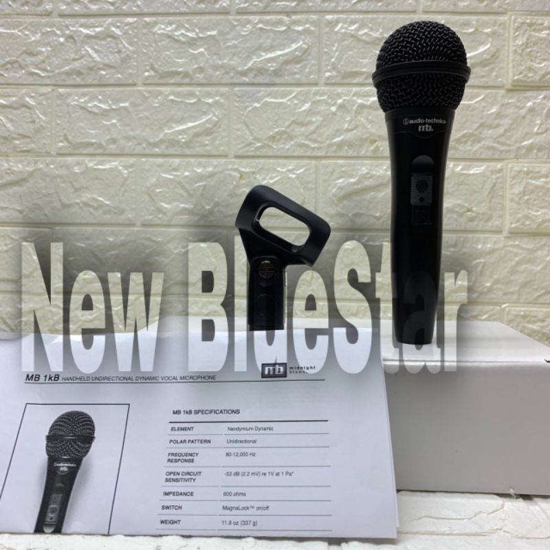 Microphone-Mic Kabel Audio Technica MB1 KB Original MB1KB