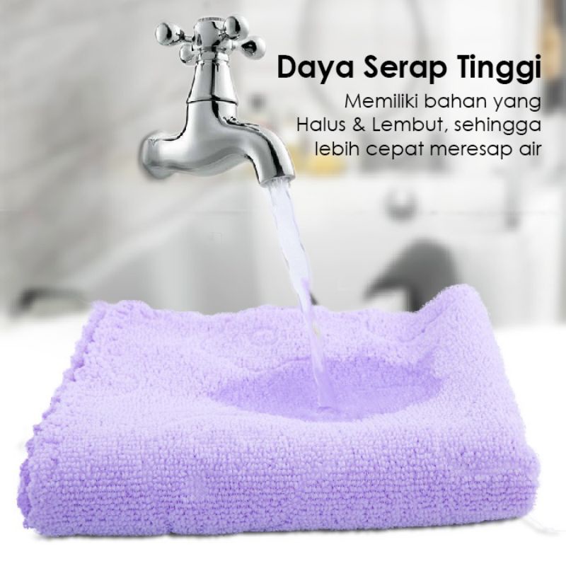 Handuk Multifungsi Mandi &amp; Olahraga / Microfiber Handuk Kecil Anak Olahraga Gym Fitness