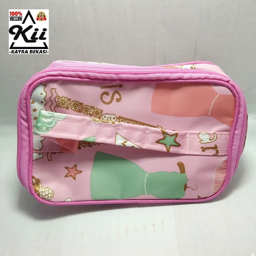 Tas Kotak Mini Karakter - Lunch Bag Waterproof - Tas Bekal Serbaguna