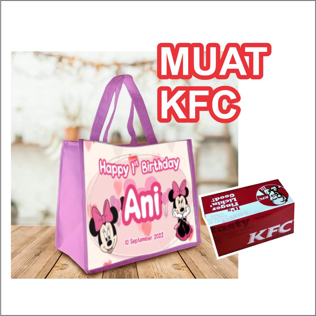 

TERLARIS Tas Ultah Tas Ulang Tahun Tas Ultah Souvenir (Landscape) Muat KFC