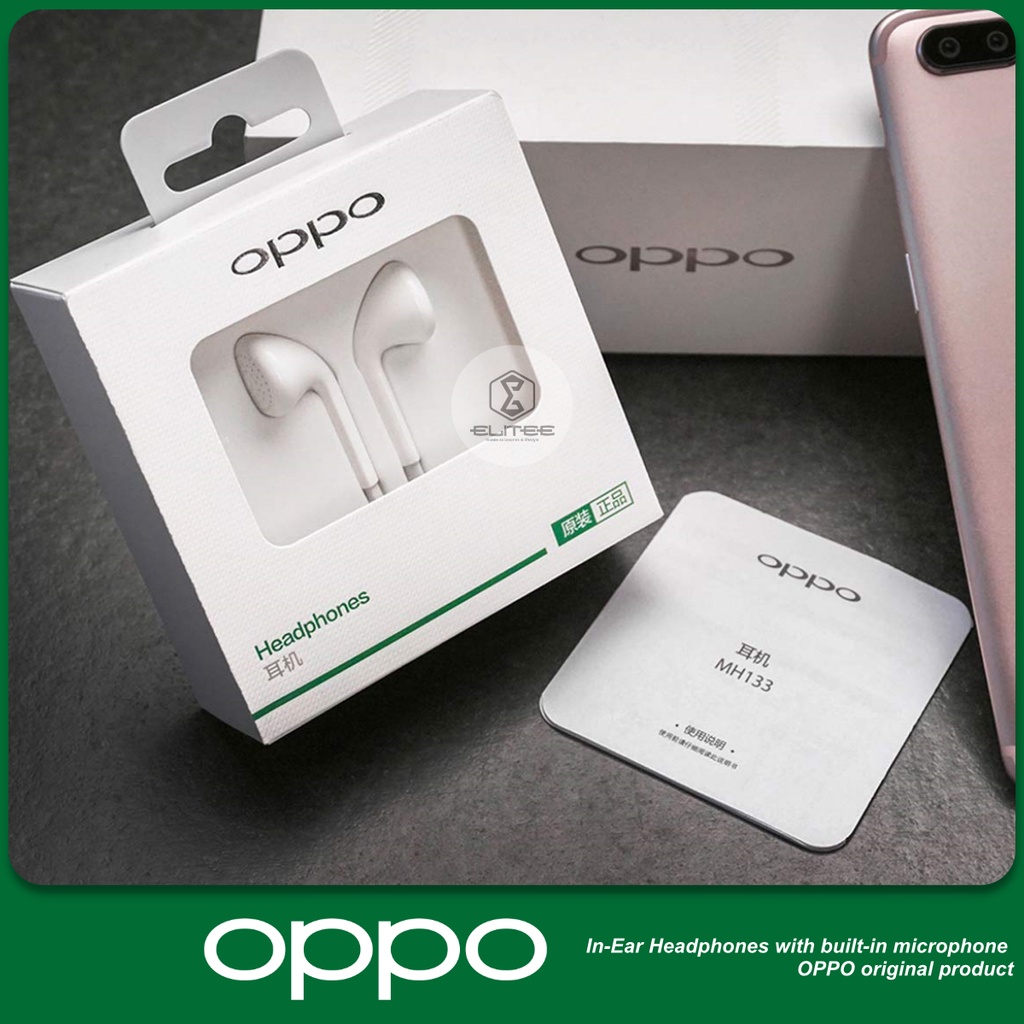 Earphone Oppo / Headset Oppo Original F3 plus, F3, F5, F7, F1 Plus, F1s, F1s New, A57, A81,A71,A39