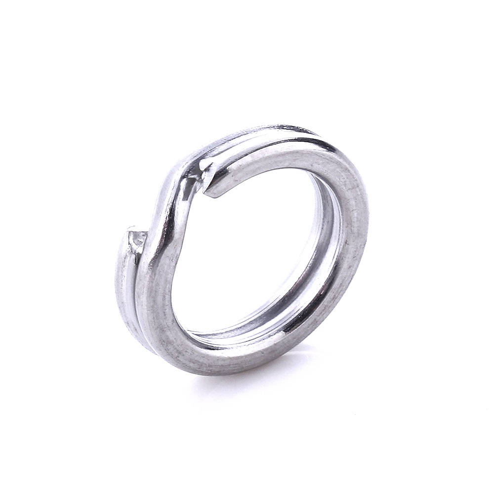 Hengjia 1pc Ring Konektor Umpan Pancing Bahan Stainless Steel Ukuran 6mm