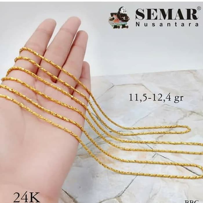 Kalung Rantai Kuning Semar Nusantara Y Shopee Indonesia