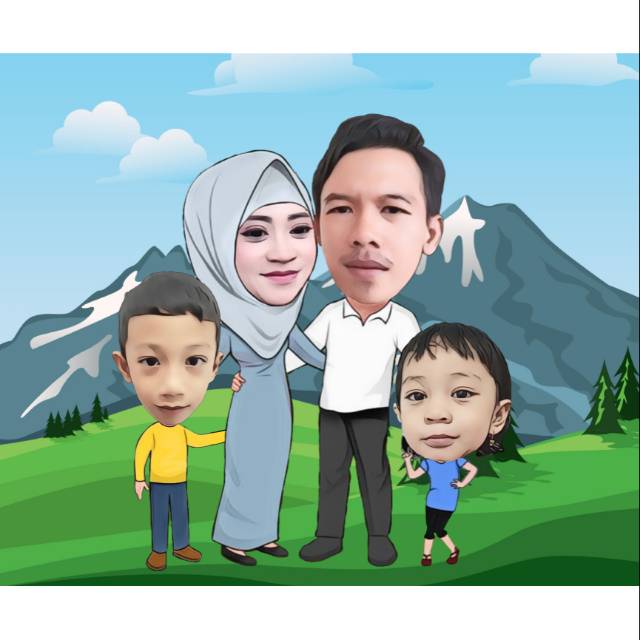 

Karikatur Keluarga Karikatur Murah Karikatur Soft File Only Karikatur untuk Kado Hadiah Pajangan