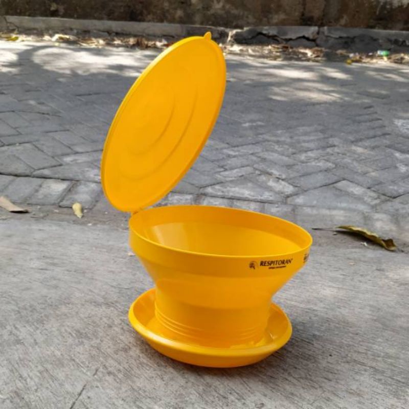 Doc Feeder Medion Tempat makan Ayam PLUS TUTUP 3 kg pakan ayam burung merpati koloni hewan ternak Lo