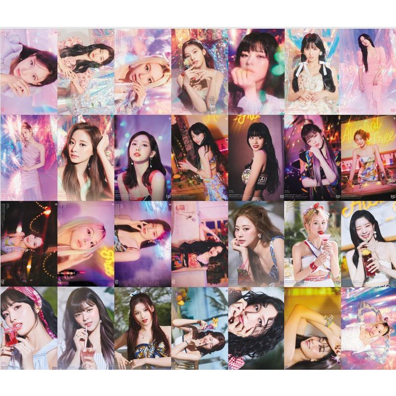 [BS] BISA COD 54pcs Photo Card Twice KPOP Kartu Foto Lomo Card Taste of Love - KP0837