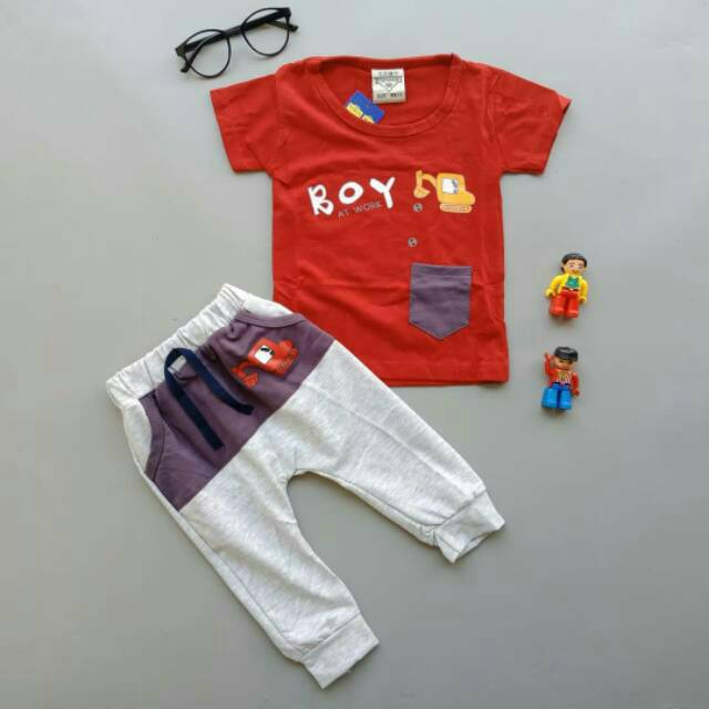 Setelan Baju Anak / Bayi - Toretto Boy Saku