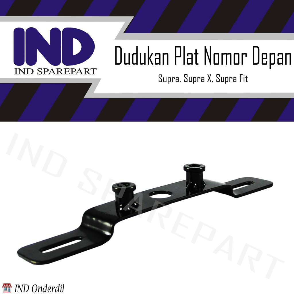 Besi Bracket Braket Dudukan Plat Nomor Nomer Depan Supra Supra X