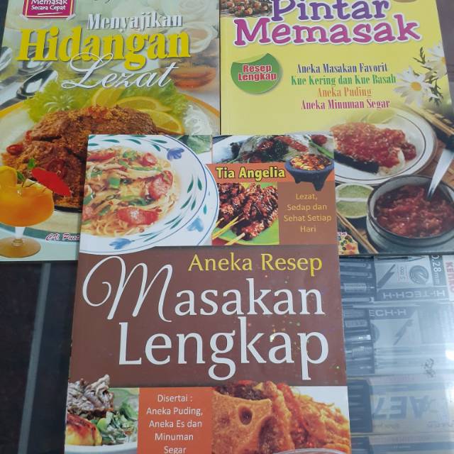 Aneka Resep Masakan Lengkap Buku Resep Makanan Bergambar 88 Shopee Indonesia