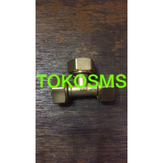 Tee sambung / T pipa air panas model rifeng dan westpex ukuran 3/4 (20mm) 20 mm 1620