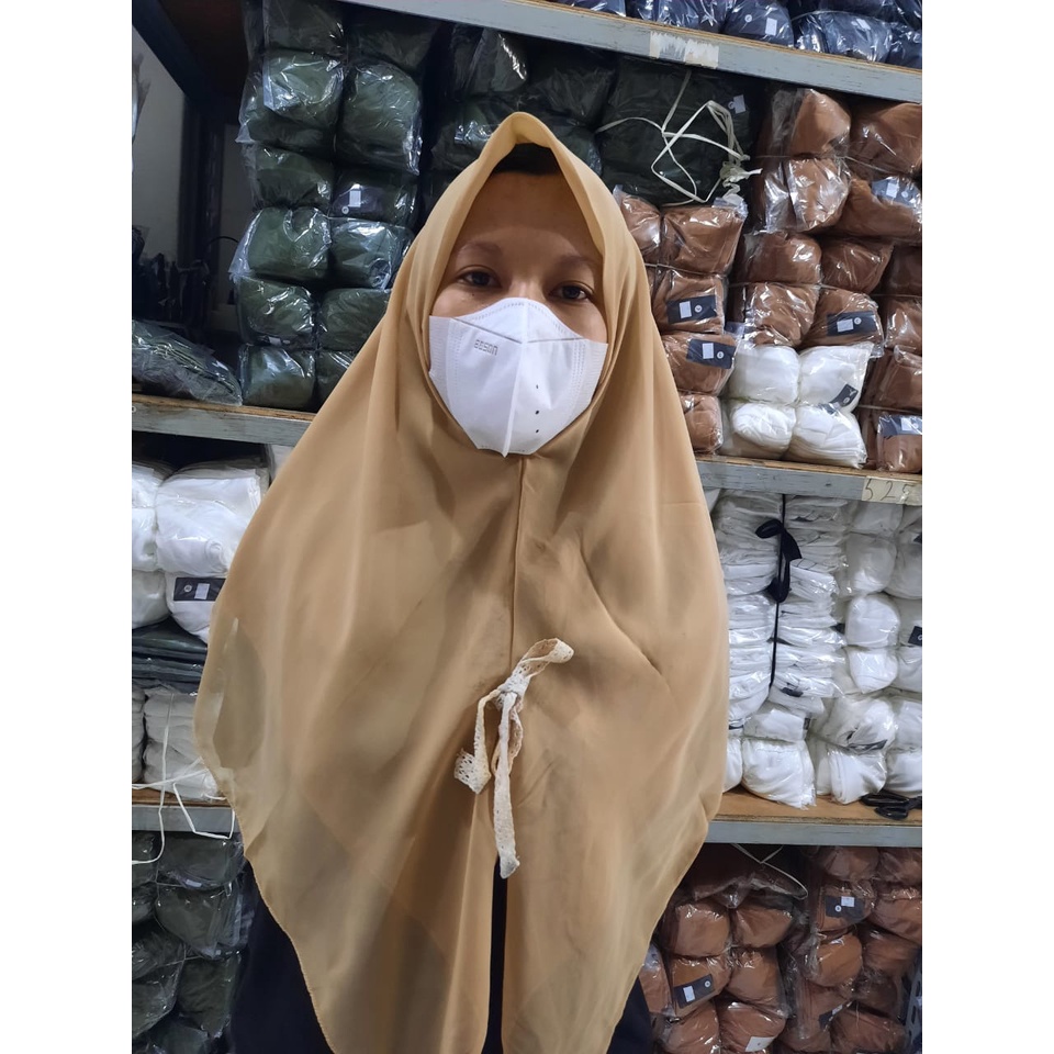 MDC#Hijab Instan Pita/Kerudung/Hijab Ceruty