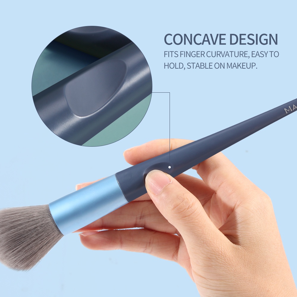 MAANGE 18 Pcs Pro Nylon Makeup Brushes Kit Kuas Perona Mata Bedak Perona Mata 5991