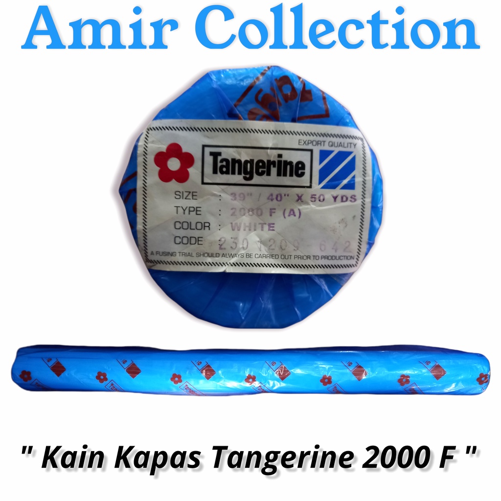 Kain Kapas Lem Vislin 2000F(A) Tangerine