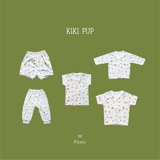 1 Set Baju Bayi NewBorn Motif Picnic Termurah Berkualitas