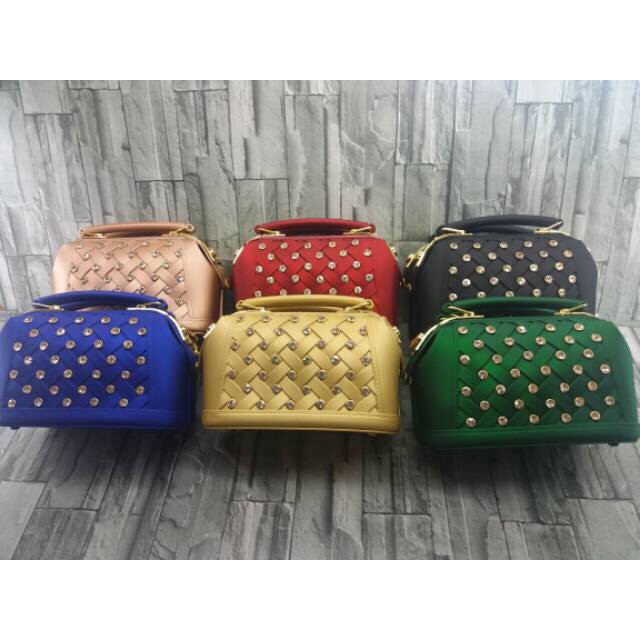  TAS  JELLY  DOCTOR  DIAMOND  ANYAM TAS  WANITA JELLY  MATTE  G 