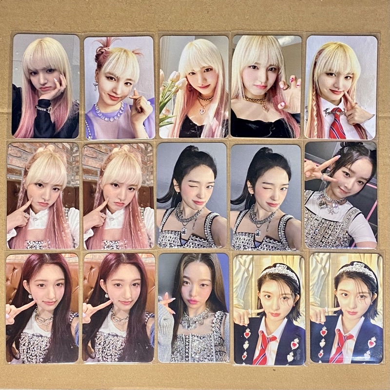 PHOTOCARD IVE YUJIN LIZ WONYOUNG REI GAEUL LEESEO REI SOUNDWAVE MUSIC KOREA LOVE DIVE WITHMUU APPMUS