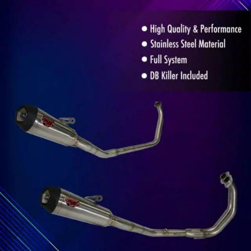 R9 ALPHA SERIES ORIGINAL AEROX BEAT FI VARIO NMAX PCX  (METIC 135-150CC) KNALPOT RACING  ORIGINAL