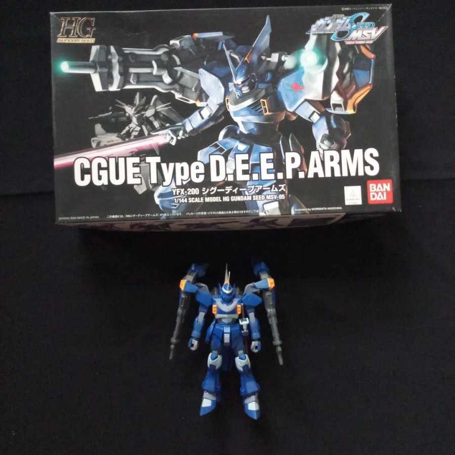 Model HG Gundam BANDAI CGUE Type D.E.E.P.ARMS Skala 1/144 (Rakit)