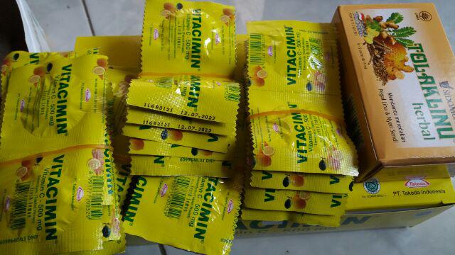 Vitacimin Lemon - Harga Per Strip