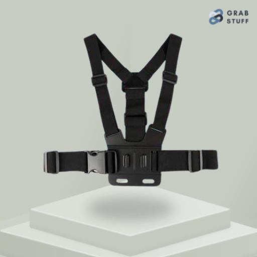 Chest Strap Tali Sabuk Kepala Dan Dada Untuk Kamera GoPro Hp / Chest Harness Belt Strap with Head Belt for GoPro Xiaomi / Tali Dada Kamera Chest Strap Dada Harness Belt untuk Hp dan Action Camera Gopro dan Bpro / Tali Dada Strap Holder Chest Strap Hp Dada