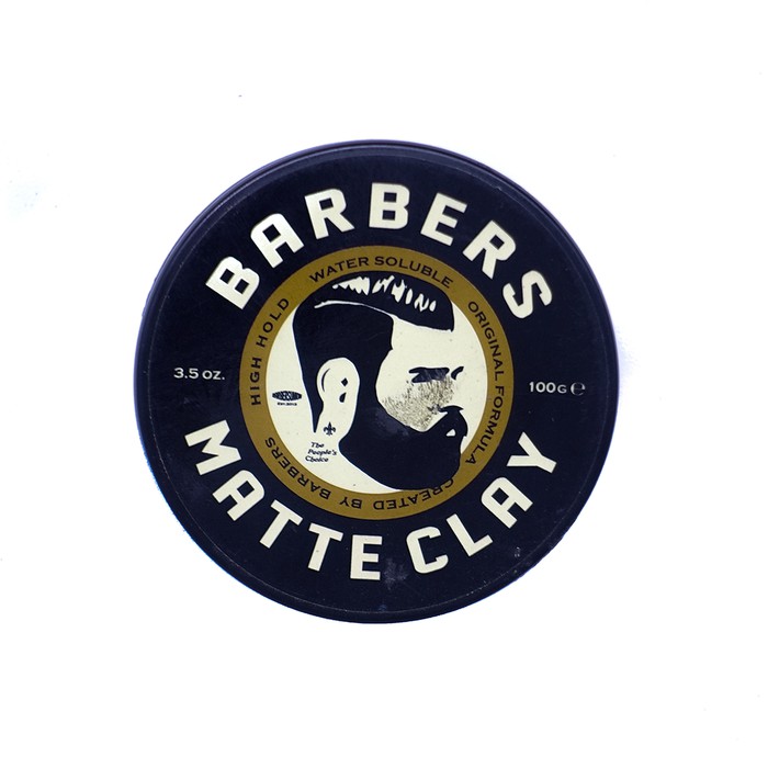 Barbers Pomade Matte Clay 100GR BPOM Original Pomed Warna Rambut TERLARISS 