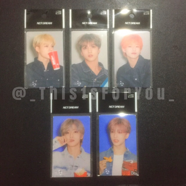 [READY] NCT DREAM JAEMIN JENO HAECHAN JISUNG CHENLE CASHBEE TRANSPORTATION CARD PC WE BOOM