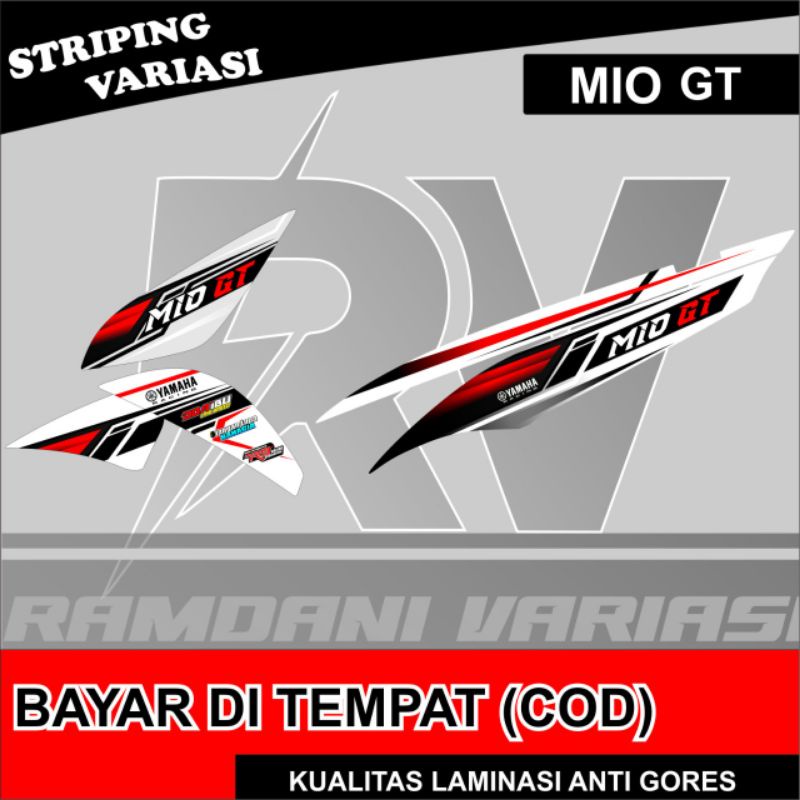 stripping stiker variasi Mio GT semy full body/ stiker variasi Mio GT
