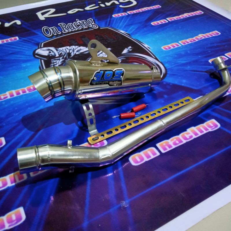 Knalpot Racing DOS JUPITER lama,robot,burhan,Z,VEGA ZR,R,lama,new,Shogun125,R,Grand,Prima