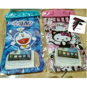 (COD) Waterproof Karakter / Waterproof doraemon Hello Kitty /waterproof case