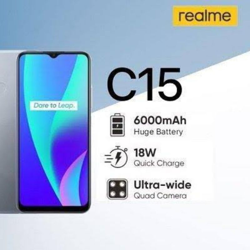 HP REALME C15 4/64GB NEW BNIB GARANSI RESMI 1TH