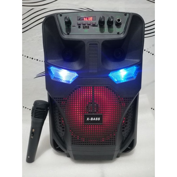 ORIGINAL SPEAKER BLUETOOTH KARAOKE 8'5inch Salon Aktif