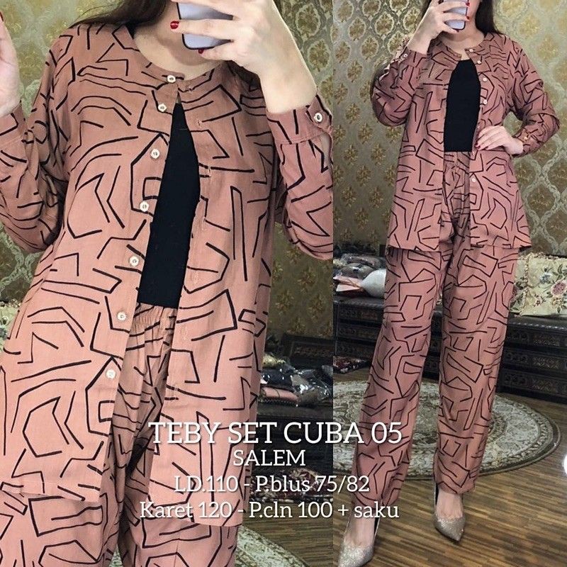 Daster Arab Teby Set Cuba 05 by Teby