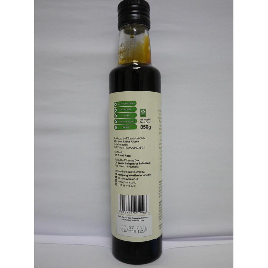 

Sale Javara - Kecap Manis (Kedelai/Soya Free) - 350 Gr