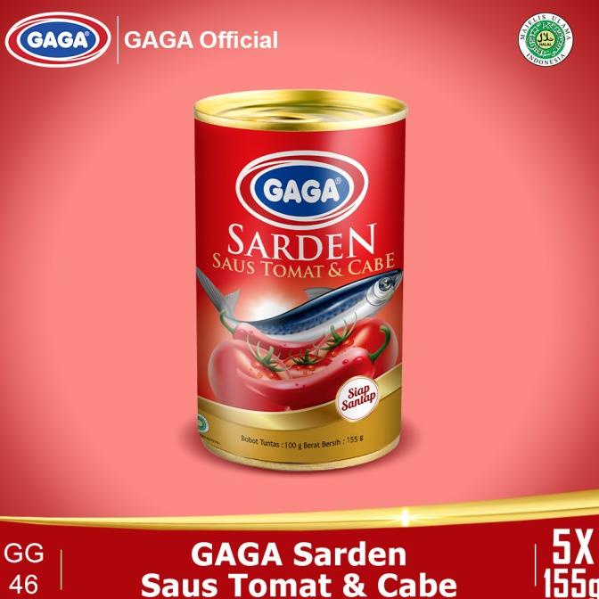 

vaargavaldian5678 GAGA Sarden Tomat & Cabe 155g. Beli 3pcs FREE 2pcs (kode 46) TERLARIS TERPERCAYA ORIGINAL