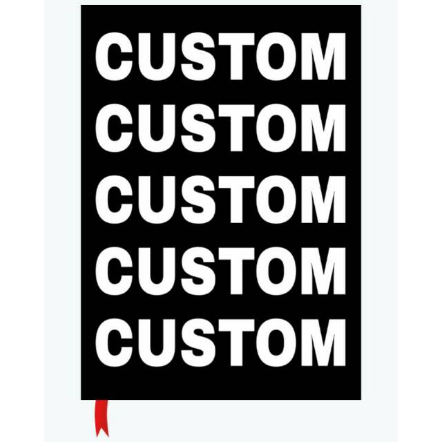 

Custom Buku Agenda hard cover keren - Rock Metal - Book of Rock