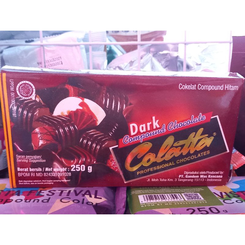 

COLATTA DARK COMPOUND Coklat hitam 250 gr