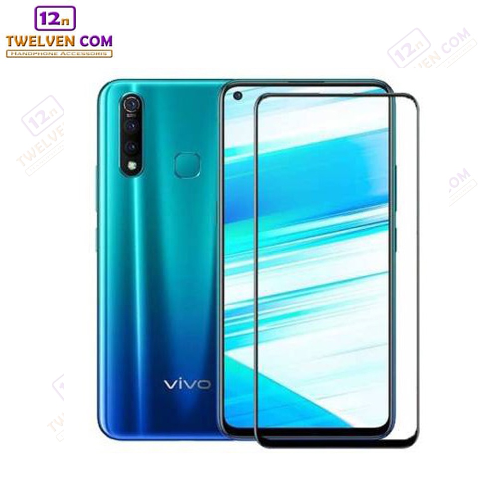 [FLASH SALE] zenBlade 5D Full Cover Tempered Glass Vivo Z1 Pro - HItam