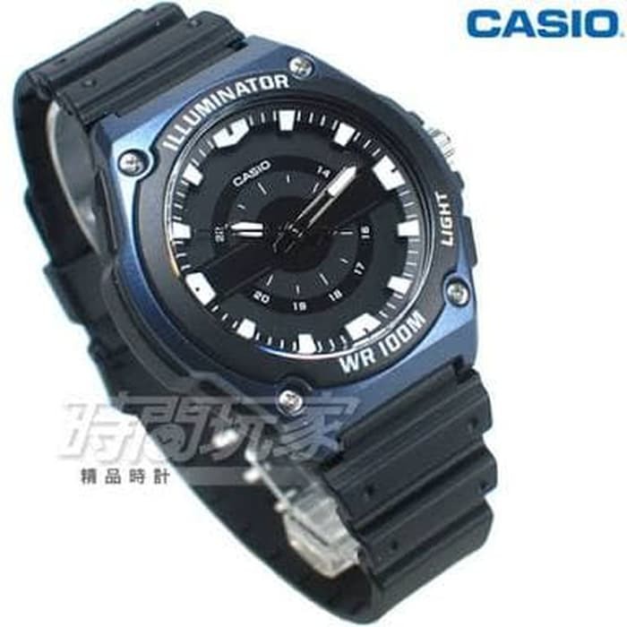 Jam Tangan Pria Casio Analog Illuminator Casio MWC-100H-2A Original