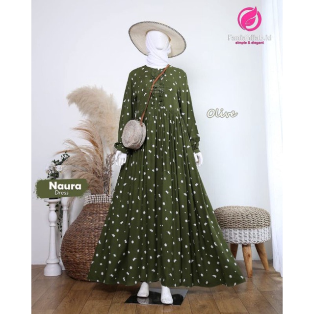 Gamis rayon Naura by Fania hijab